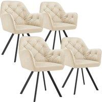 tectake Armchair Lucia Per Piece - Cream | Size: 1 Pack