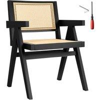 tectake Dining Chair Lizzy Per Piece - Black | Size: 1 Pack