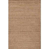THE RUGS Indoor Outdoor Granado Rug Chevron Design, Weather Resistant Pile in Beige | Size: 160 cm x 230 cm