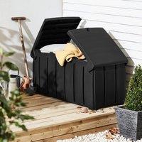 Charles Bentley Ward Plastic 322L Storage Box Black in Grey