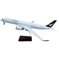netfurniture Cathay Pacific Airbus A350 Model Plane 1:142 in Grey