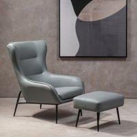 Orsina Kaiko Grey Armchair & Footstool