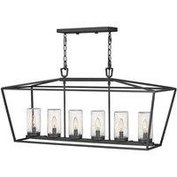 Netlighting Hinkley Alford Place Outdoor Pendant Ceiling Light Museum Black IP44
