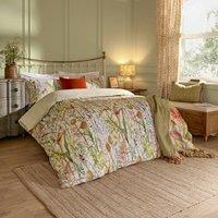 Voyage Maison Lydiard 100% Cotton Reversible Duvet Cover Set | Size: Super King