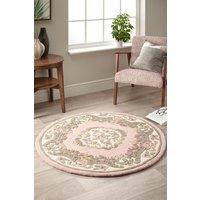 Origin 'Shensi' Rug in Pink | Size: 120 cm diameter