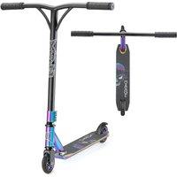 Xootz Mirage Stunt Scooter, Freestyle Trick Scooter with Steel Y Bar in Grey