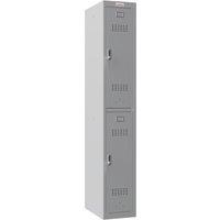 Phoenix Safe Company Personal Locker in Grey with Electronic Locks, PL1230GGE, 121L | Size: 180 cm x 100 cm