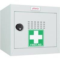 Phoenix Safe Company Size 1 Light Grey Medical Cube Locker with Combination Lock, MC0344GGC | Size: 300 cm x 100 cm