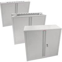 Phoenix Safe Company Stationery Cupboard in Grey with Key Lock, SCF0891GGK, 22kg | Size: 800mm