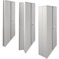 Phoenix Safe Company Stationery Cupboard in Grey with Electronic Lock, SCF1891GGE | Size: 180 cm x 100 cm