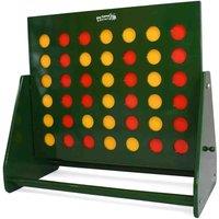 Big Game Hunters Maxi 4 - Connect Four - Indoor & Outdoor - Large Hand Painted Jumbo Connect 4 in Dark Green | Size: Small