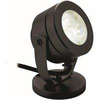 Netlighting Waterproof LED 3 Light Wall & Spike Spot Black IP68