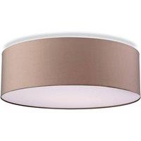 Netlighting Phoenix 2 Light Bathroom Flush Ceiling Light Taupe IP54 E27