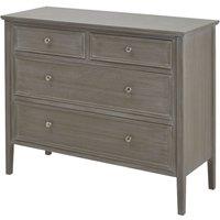 Sostter Serene Grey Four Drawer Bedroom Chest