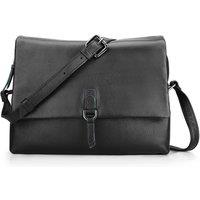 PRIMEHIDE Leather Crossbody Bag - Multi-Compartment in Black