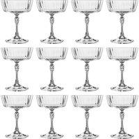Bormioli Rocco America '20s Champagne Cocktail Saucers - 275ml - Clear - Pack of 12