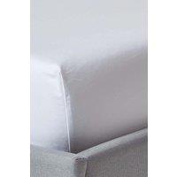 Homescapes Egyptian Cotton Fitted Sheet 12 inch 1000 Thread Count in White | Size: Small Double Fitted