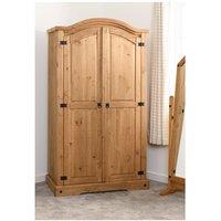 Seconique Corona 2 Door Wardrobe in Natural