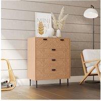 Seconique Leon 3+2 Drawer Chest in Natural