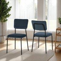 Seconique Sheldon Chair (Box of 4) in Navy