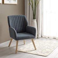 Seconique Jordan Occasional Chair in Dark Grey