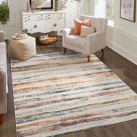 Desire Rugs Aress Washable Modern Living Room Area Rug -Low Pile Line Design | Size: 200 cm x 290 cm