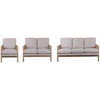 Birlea White 2 Seater 3 Seater & Chair Bundle Ida