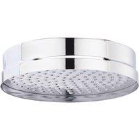 Balterley Traditional Apron Fixed Shower Head 200mm, Round Design - Chrome in Silver