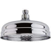 Balterley Apron Fixed Shower Head 194mm Round Design High Flow - Chrome in Silver