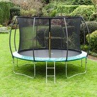 Artemis Home Leapfrog 14ft Lantern Shaped Trampoline Package in Green