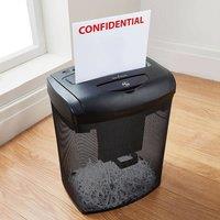 Coopers of Stortford Cross Cut Paper Shredder for Paper, CDs & Bank Cards, with 21L Bin in Black