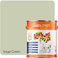 LANDLORDS PAINT Kitchen & Bathroom Paint - 10L in Sage Green