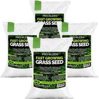 ProKleen Fast Growing Grass Seed 4x 5Kg Covers Up to 1200m2 in Green