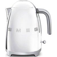 Smeg Kettle & 4-Slice Toaster, Polished Stainless Steel, KLF03SSUK/TSF03SSUK in Metallics