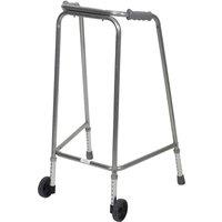 Loops Lightweight Aluminium Walking Frame with Wheels - 780 to 880 Height Extra Large