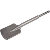 Loops 110 x 460mm Clay Breaker Spade Bit - SDS Max Shank - Impact Demolition Chisel in Metallics