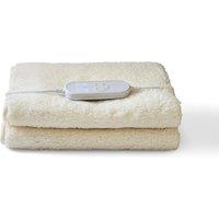 Morphy Richards EverCosy King Size Premium Fleece Heated Electric Under Blanket in White