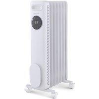 Morphy Richards HeatFlux 1.5kw Digital Oil Filled Radiator with Remote Control White