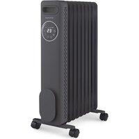 Morphy Richards HeatFlux 2kw Digital Oil Filled Radiator with Remote Control in Grey