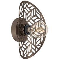 Loops Stylish Modern Design Bronze Wall Light for Indoor Home Decor in Brown