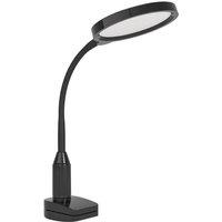 Loops Stylish Modern Black LED Table Lamp for Home Decor & Indoor Lighting