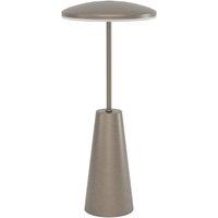 Loops Stylish Modern Dark Bronze LED Table Lamp for Elegant Home Decor in Brown