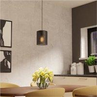Loops Stylish Black Frosted Pendant Light for Indoor Ceilings - Home Dcor