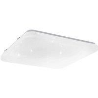 Loops Stylish Modern White Square LED Ceiling Light for Indoor Bathroom