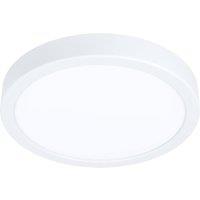 Loops White Round LED Ceiling Light - Stylish Indoor Semi-Flush Lighting