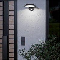 Loops Sleek Black Outdoor Wall Light - Stylish Home PIR Dcor Lighting