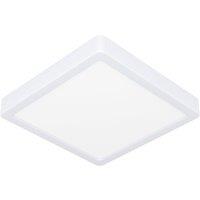 Loops White Square LED Ceiling Light - Stylish Semi Flush Illumination