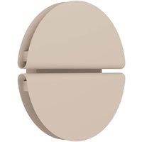 Loops Modern Sandy Finish LED Wall Light for Stylish Indoor Home Dcor in Nude