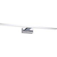Loops Sleek 60cm LED Chrome Mirror Wall Light for Modern Bathroom Decor in Metallics