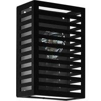 Loops Elegant Modern Black Indoor Wall Light for Home Decor - Model 900136